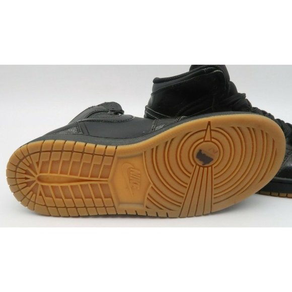 Nike Air Jordan 1 Retro High OG BG- Youth-Size 5Y- Wmns 6.5- Black-[575441-020] - Picture 5 of 10